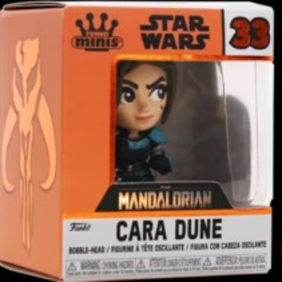 Funko Minis Stars Wars The Mandalorian - Cara Dune #33 - Picture 1 of 4